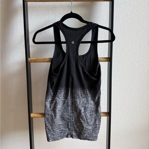 Lululemon Black & Gray Racerback Tank Top